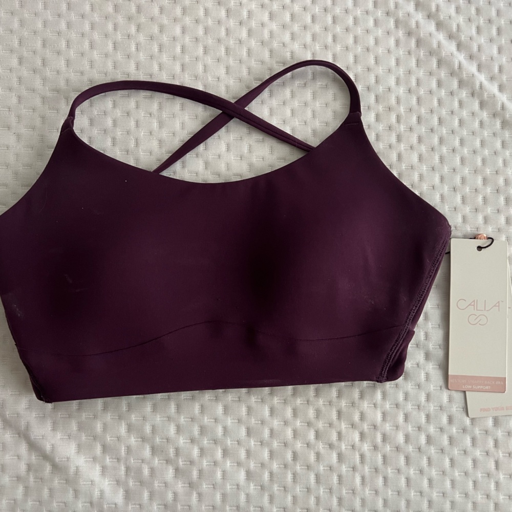 Calia sports bra, purple, size XS, *new with tags!!